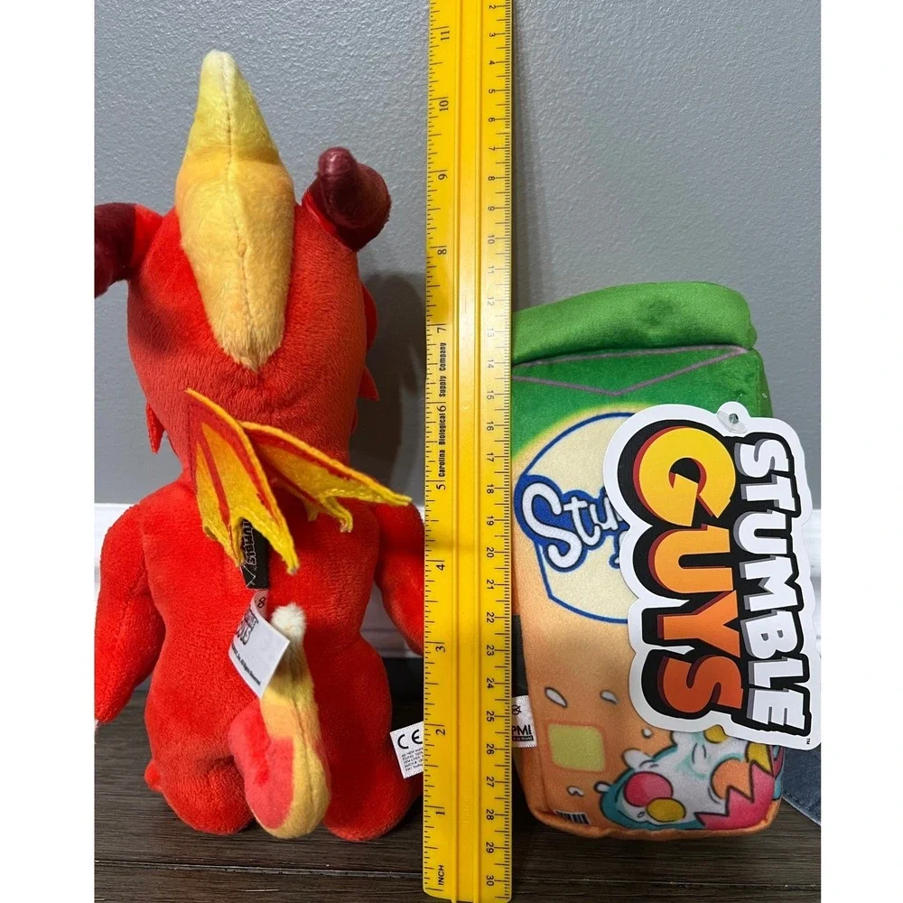Stumble Guys Plush Toy‎ Inferno Dragon and Cereal Killer Bundle